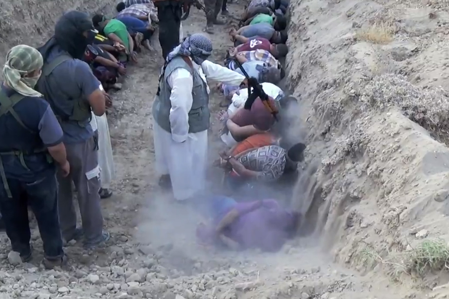 Sadis, ISIS Rilis Video Pembunuhan Massal 50 Warga Irak