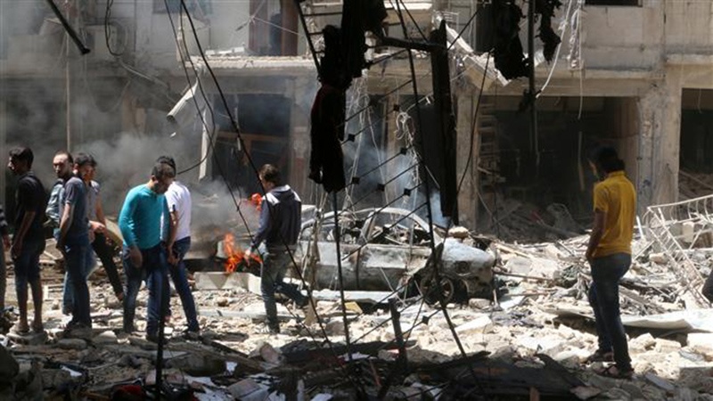 حلب کے رہائ‏شی علاقوں پر دہشت گردوں کا حملہ، بیس شہید ساٹھ زخمی