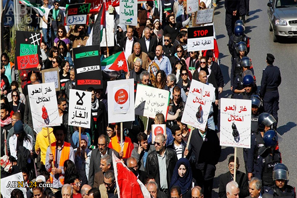 خۆپیشاندانی دژە زایۆنی لە پێتەختی ئەردەن 