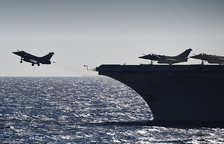 French warplanes take off on mission against ISIS stronghold in Mosul