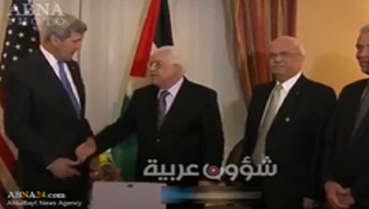 John Kerry Mahmut Abbas’la Böyle ‘‘Dalga’’ Geçti / Video