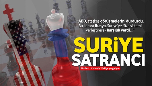 Rusya ile ABD arasına Suriye satrancı