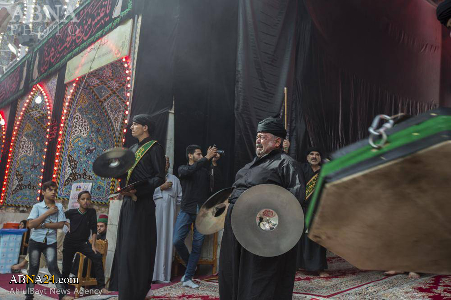 تقرير مصور / مواكب العزاء الحسيني بين الحرمين في كربلاء المقدسة