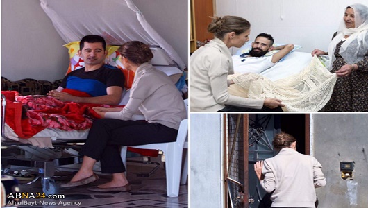 Esma Esad ‘‘Yaralı Askerleri’’ Evlerinde Ziyaret Etti / Foto