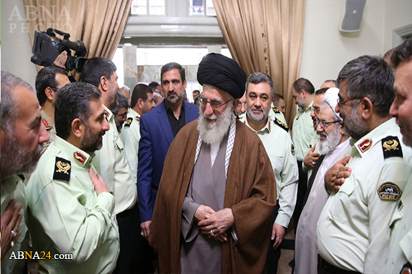 دیداری بەرپرسانی هێزی ئینتزامی لە گەڵ ڕێبەری باڵای شۆڕشی ئیسلامی ئێران 