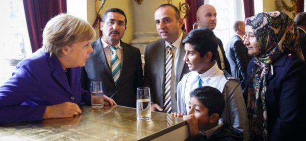 Merkel trifft Imam der Dresdner Moschee