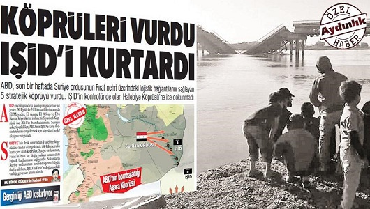Köprüleri vurdu, IŞİD'i kurtardı