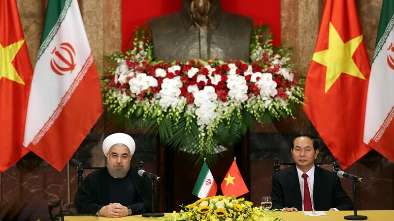 ایران اور ویٹنام کے صدور کی ملاقات، باہمی تعاون کی توسیع پر تاکید
