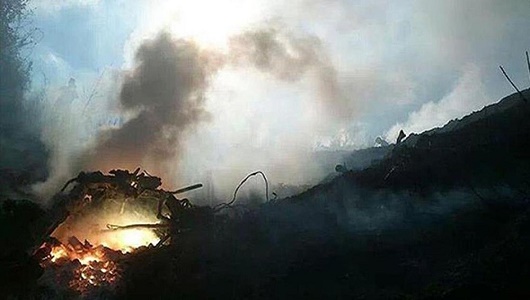 Gazze'yi Bombalayan İsrail ordusuna ait F-16 düştü