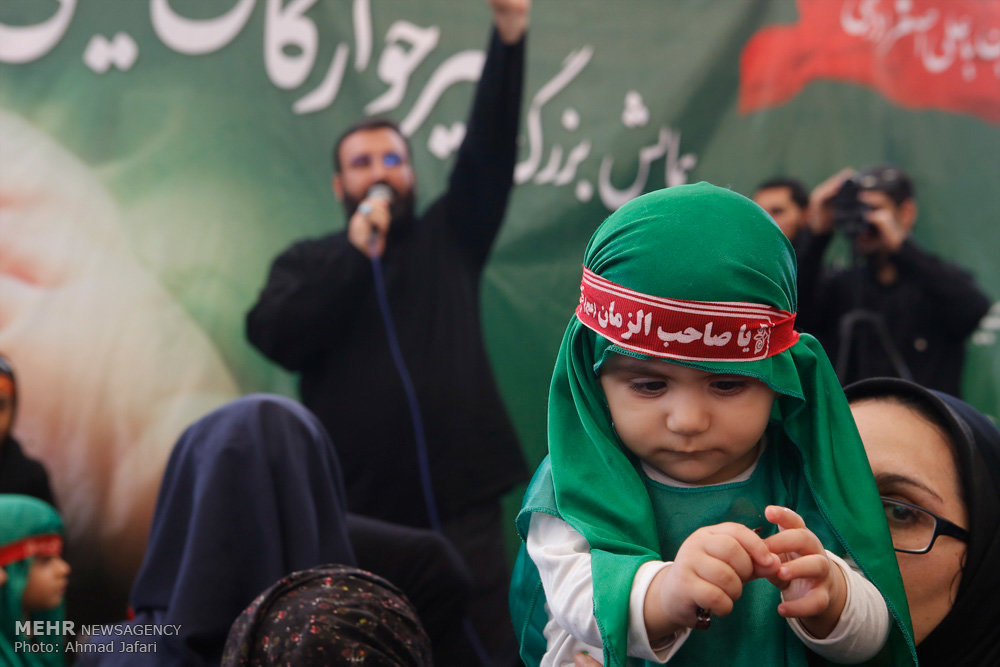 تصویری رپورٹ: کربلا کے ننھے مجاہد کی یاد میں شیرخوار بچوں کا اجتماع (2)