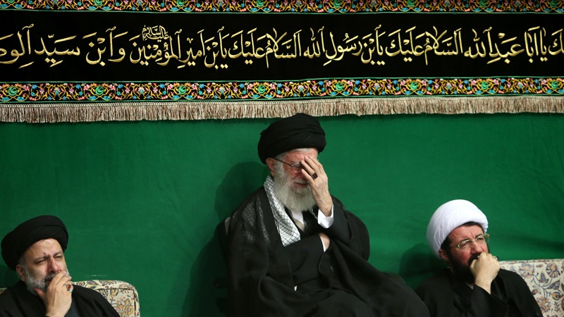عزاداری سید الشہدا (ع) میں رہبر انقلاب کی شرکت