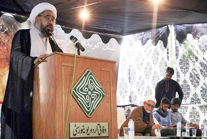 علامہ امین شہیدی: عزاداری امام حسین اسلام کی بقاء اور دشمن اسلام کے خلاف بغاوت کرنے کے ساتھ حریت کا درس دیتی ہے
