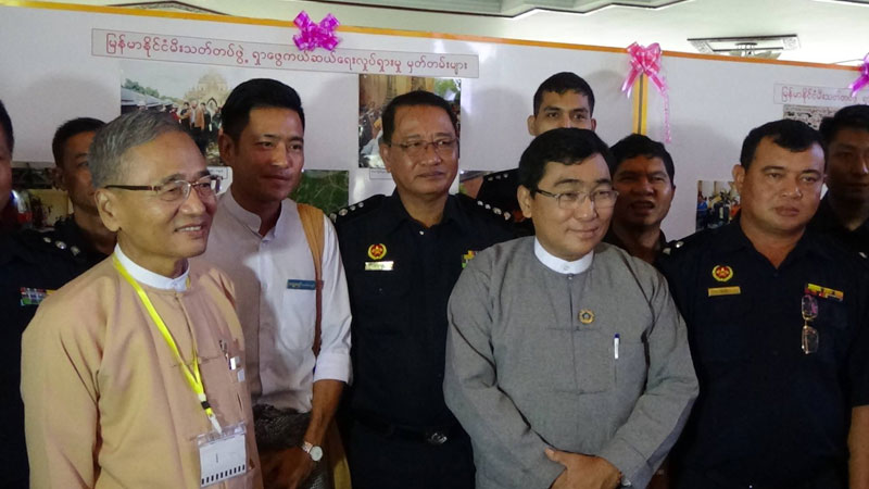 ငလ်င္ဒဏ္ ကာကြယ္ႏိုင္ေရး ျပည္သူမ်ားကို အသိေပး၍ လုိက္ပါေဆာင္ရြက္ႏိုင္ရန္ လုပ္ေဆာင္ေန