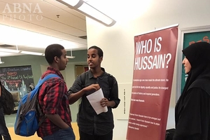 ミシガン州立大学にてキャンペーン「WHO　IS　HUSSAIN？」