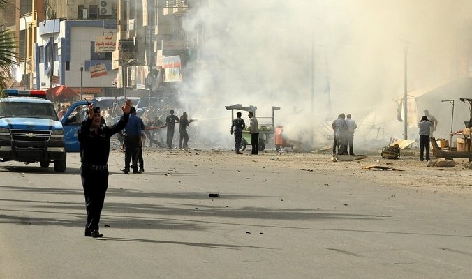 تكفيري انتحاري يستهدف موكبا حسينيا في منطقة بغداد الجديدة
