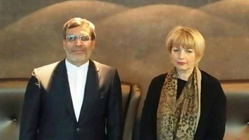یمن اور شام کے مسائل پر ایران کے وزیر خارجہ کی یورپی یونین کی اعلی عہدیدار سے ملاقات