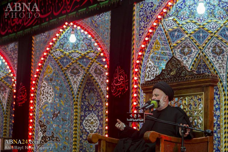 تقرير مصور/ مجلس عزاء الامام الحسين في حرم الامام العباس (ع)