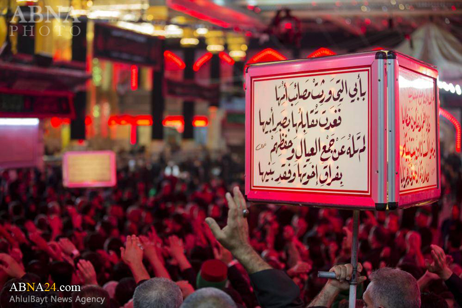 تقرير مصور/ مواكب حسينية في حرم الامام العباس (ع) 