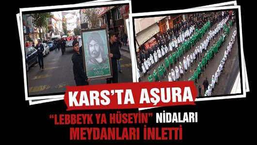 Kars'ta Meydanlar "Lebbeyk Ya Hüseyin" Diye İnledi