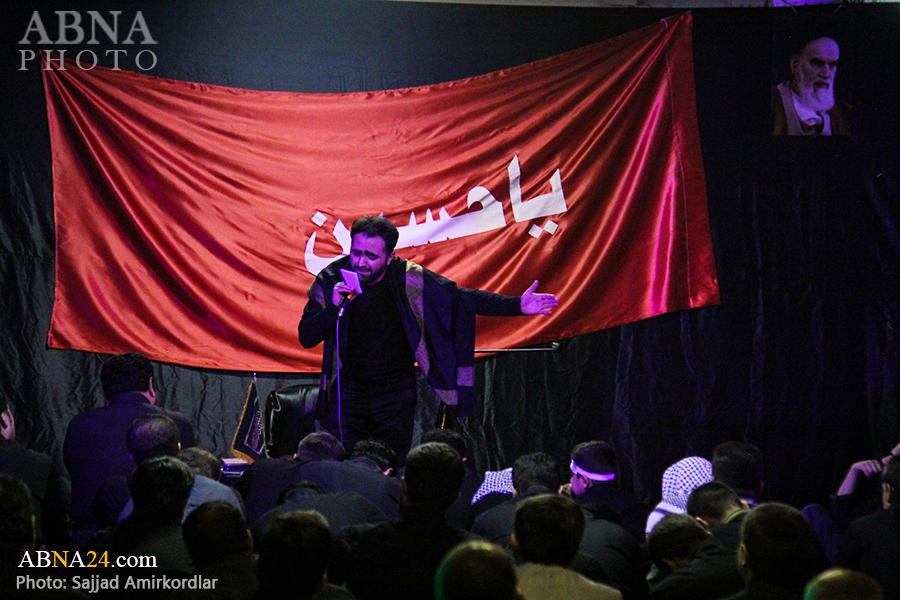 تقرير مصور/ الليلة التاسعة من محرم لاحياء مراسم العزاء الحسيني اروميه