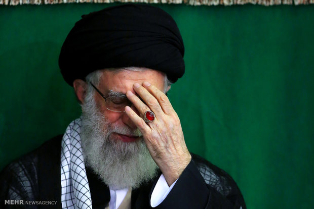 رہبر انقلاب اسلامی کی موجودگی میں مجلس شام غریباں