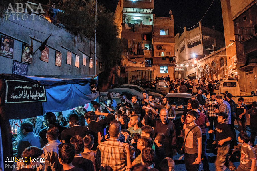 تقرير مصور/ مظاهر عاشورائية في مناطق الشيعة بدمشق في محرم