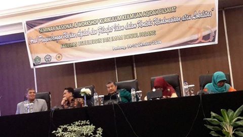 STFI Sadra Hadiri Worksop Dekan dan Kajur Ushuluddin PTAI Se-Indonesia 