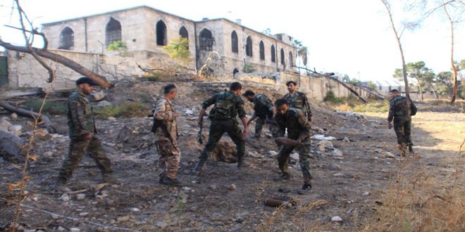 L’armée syrienne élimine 29 terroristes à Alep