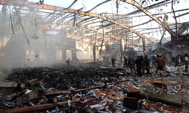 U.S.-backed Saudi-led coalition accept responsibility for Yemen funeral massacre 