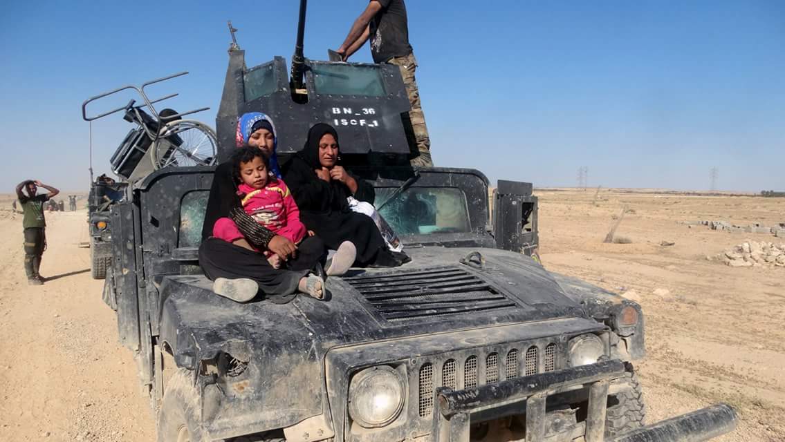 تحرير قرية الجونية بمحافظة نينوى بالكامل وانقاذ 100 اسرة