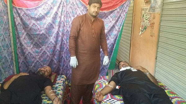 اصغریہ علم و عمل تحریک پاکستان کی جانب سے حسینی بلڈ کیمپ کا انعقاد+ تصاویر