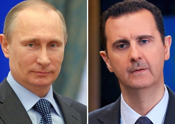 Assad, Putin call for political efforts to resolve crisis in Syria 