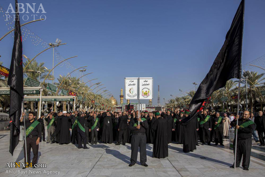 تقرير مصور/ مراسم العزاء الحسيني لليوم السابع من استشهاد الامام الحسين (ع) في كربلاء