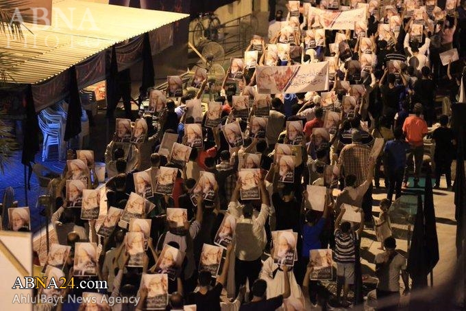 Hundreds of Bahrainis protest in solidarity with Sheikh Isa Qassim in Diraz / Photos