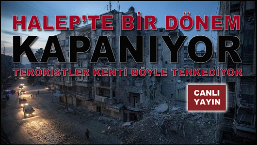 Halep'ten canlı yayın