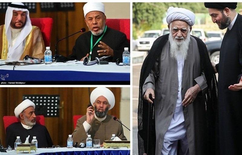 عراق میں منعقدہ اسلامی بیداری کے نویں اجلاس میں علمائے اسلام کا عالم اسلام کی مشکلات پر غور