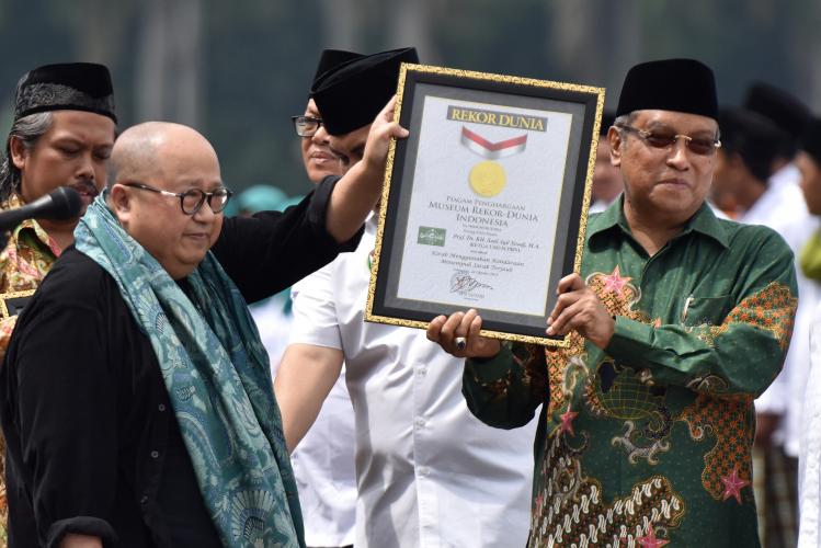 NU Pecahkan 2 Rekor Dunia MURI di Peringatan Hari Santri 2016