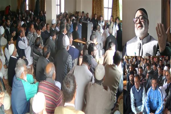 Kashmir Shiite organization held meeting on 25th Muharram procession
