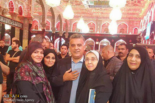 مدير الامن العام اللبناني يزور مرقد الامام الحسين (ع) والمرجع السيستاني + (صور)