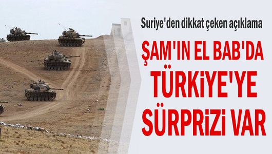 Suriye'den dikkat çeken açıklama