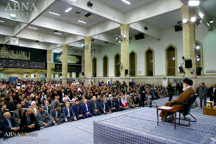 Pertemuan Pemimpin Tertinggi Iran Dengan Para Pelajar.