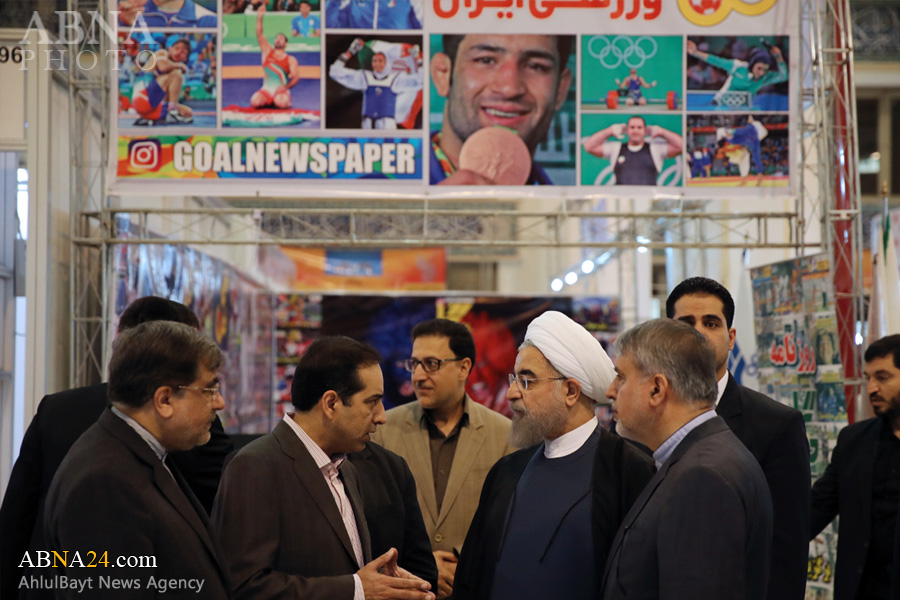 اخبارات و جرائد کی بائیسویں نمائش کی افتتاحی تقریب سے صدر مملکت ڈاکٹر حسن روحانی کا خطاب + تصاویر