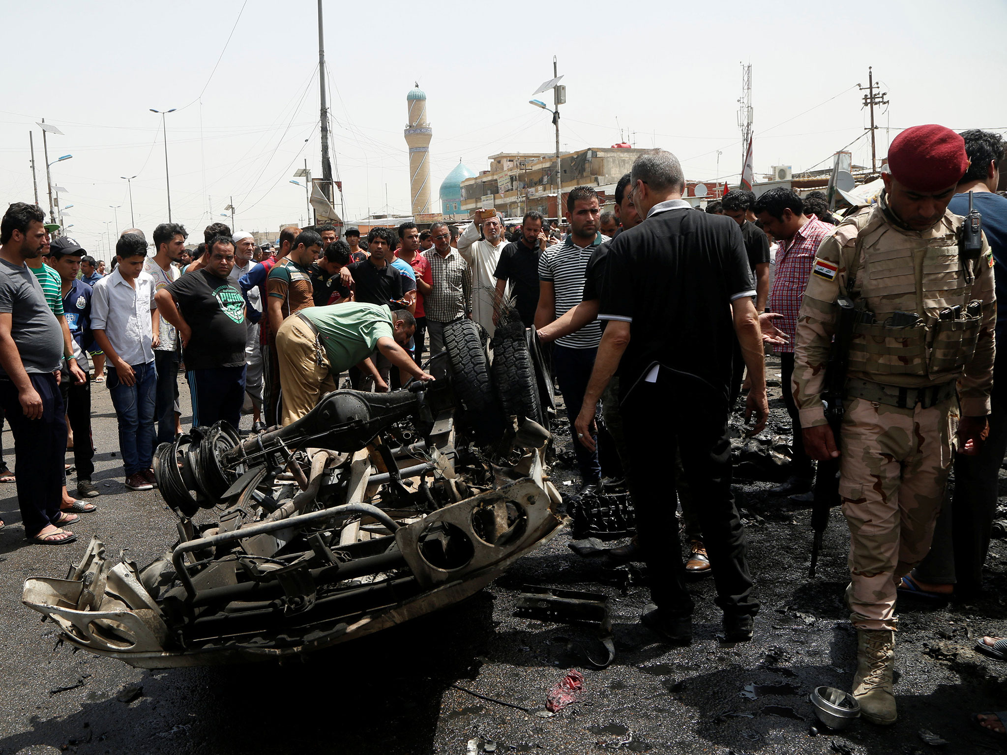 At least 10 civilians killed in multiple bomb blasts in, around Baghdad