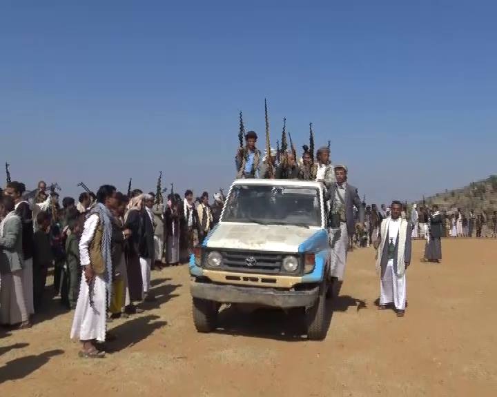 إعلان النفير العام في مواجهة العدوان السعودي والامريكي بجبل المحويت + (صور)
