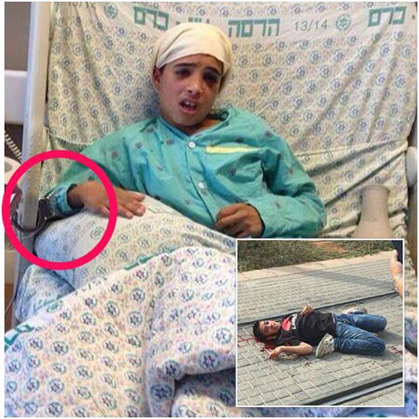 Niño Palestino Ahmad Manasrah, de 14 años, Condenado a 12 años en Prisión del Apartheid israelí