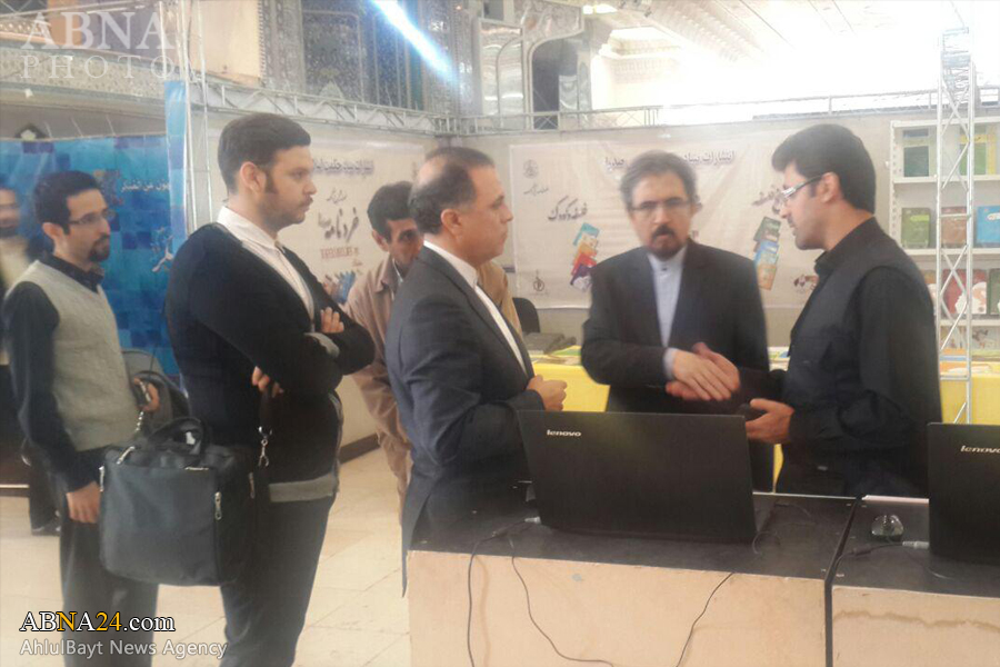 ایرانی وزارت خارجہ کے ترجمان کی ابنا کے اسٹال میں حاضری+ تصاویر