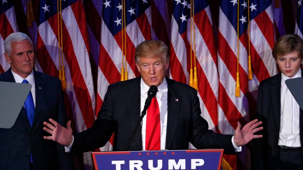 Menangi Pilpres, Donal Trump jadi Presiden AS ke-45
