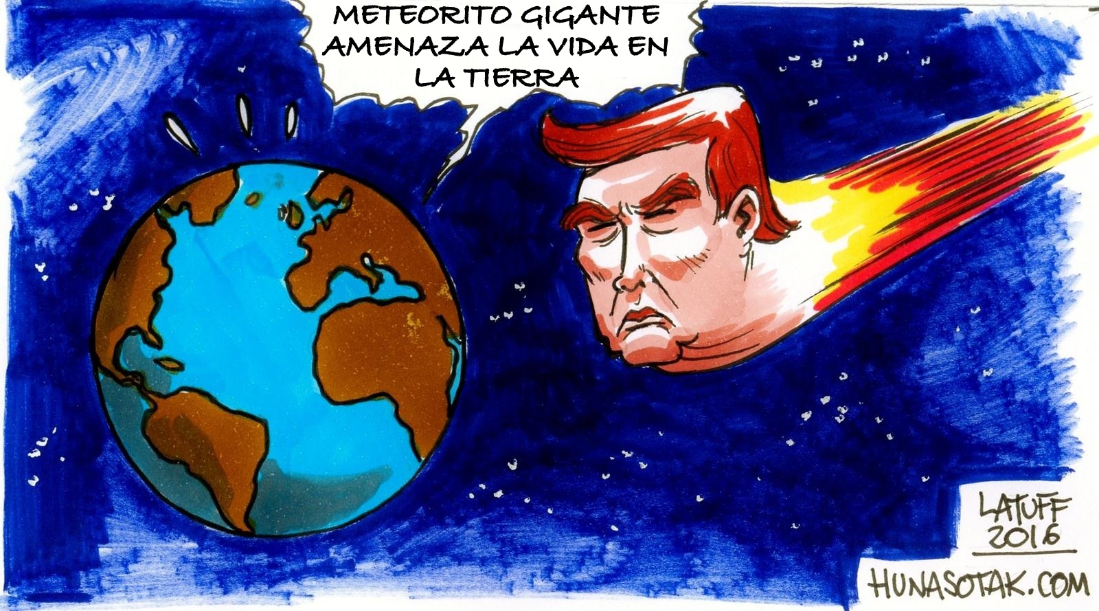 Meteorito Gigante Amenaza la Vida en la Tierra