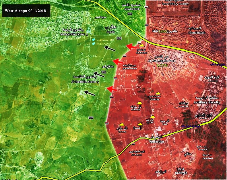 Strategic suburb in southwest Aleppo in hands of Syrian Army, Hezbollah
