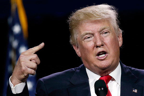 Donald Trump statement on banning Muslims from US removed from his website